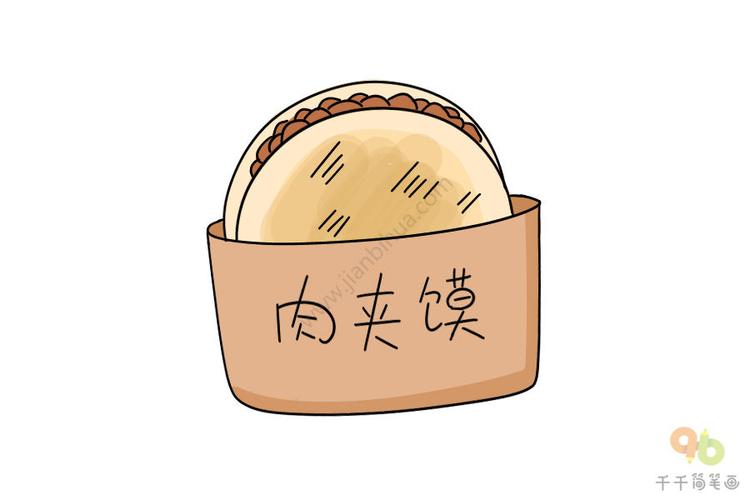 中国美食简笔画可爱图片