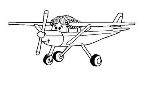儿童简笔画玩具水上飞机(幼儿园玩具飞机简笔画) 